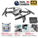 New Quadcopter GPS Drone with 4K HD Dual Camera Wide Angle Anti-shake WIFI FPV RC Foldable Drones Professional GPS Follow Me