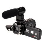 4K Camcorder 48MP Night Vision WiFi Control Digital Camera