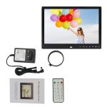 12" HD Digital Photo Frame Picture Mult-Media Player Electronic Picture Frame Calendar Remote Control Alarm Clock For Gift