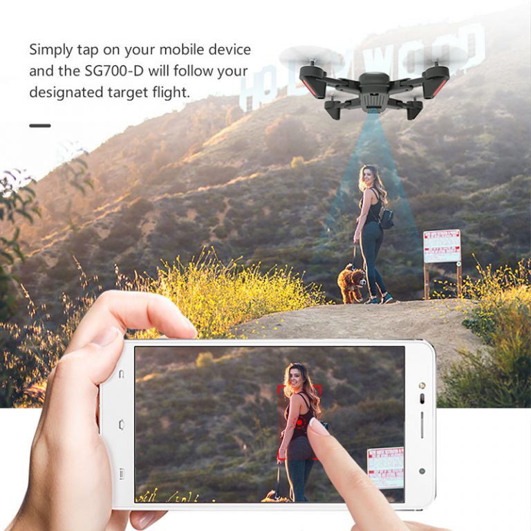 WIFI FPV Dual Camera Drone Follow Mode