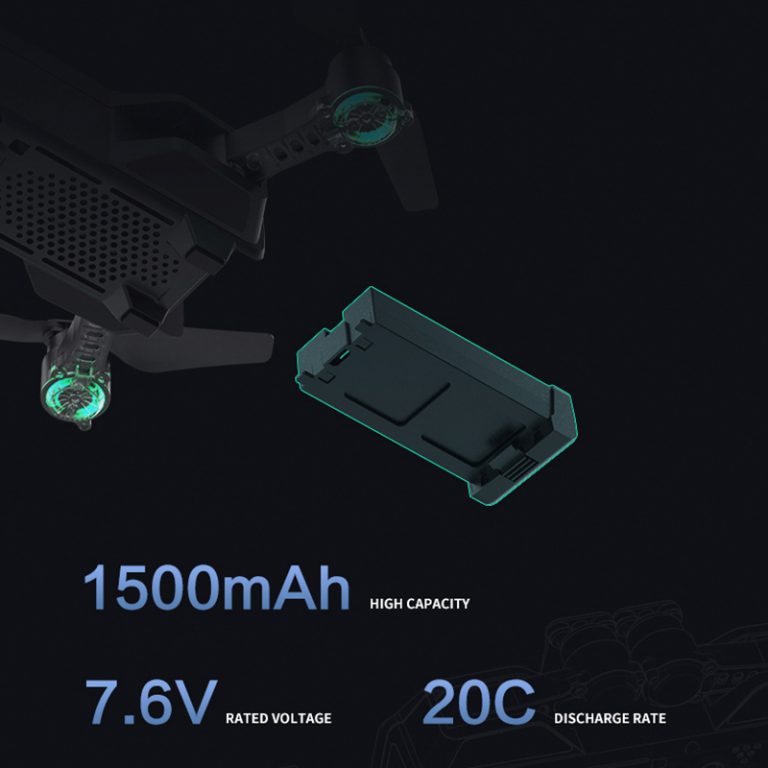 WIFI FPV Drone With 4K HD Camera 25 Mins Flight Time RC Drone