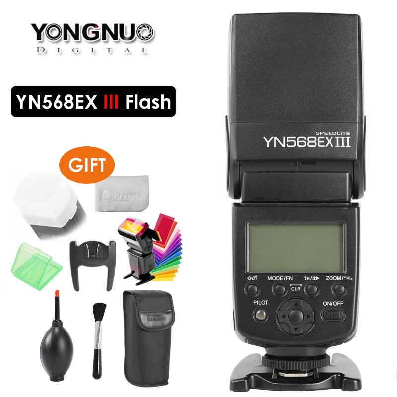 YONGNUO YN568EX III YN-568EX III TTL Wireless HSS Flash Speedlite for Canon Nikon DSLR Camera Compatible YN600EX-RT II YN568EXII