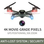New GPS WiFi FPV RC Drone With 4K HD Camera Altitude Holding Optical Flow Positioning Wide Angle Live Helicopter Quadrocopter