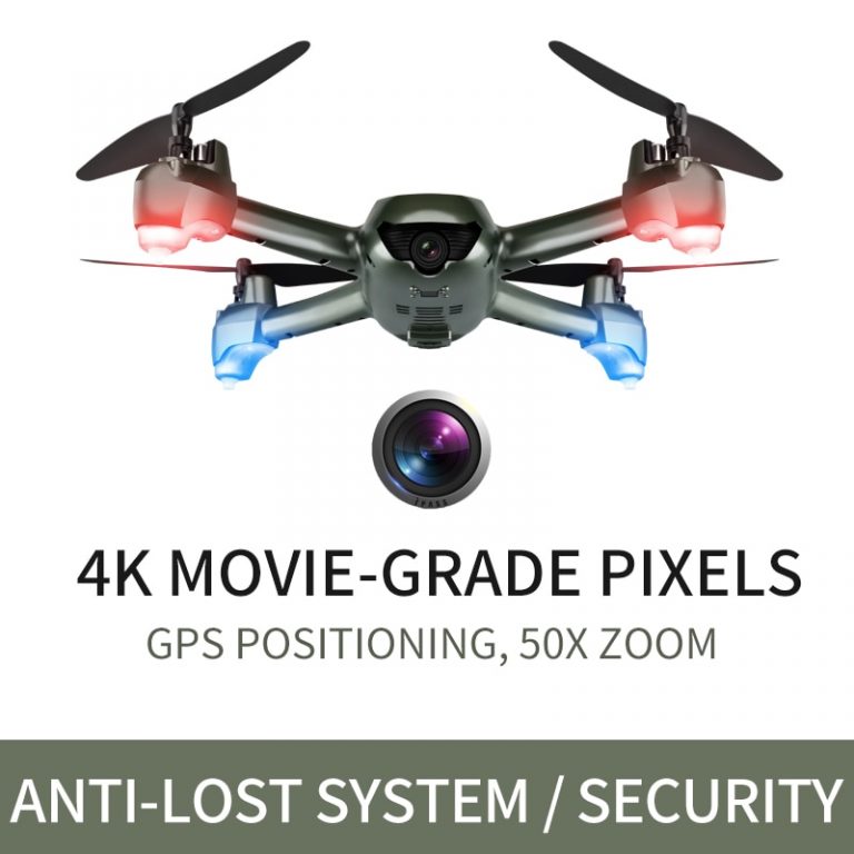 New GPS WiFi FPV RC Drone With 4K HD Camera Altitude Holding Optical Flow Positioning Wide Angle Live Helicopter Quadrocopter