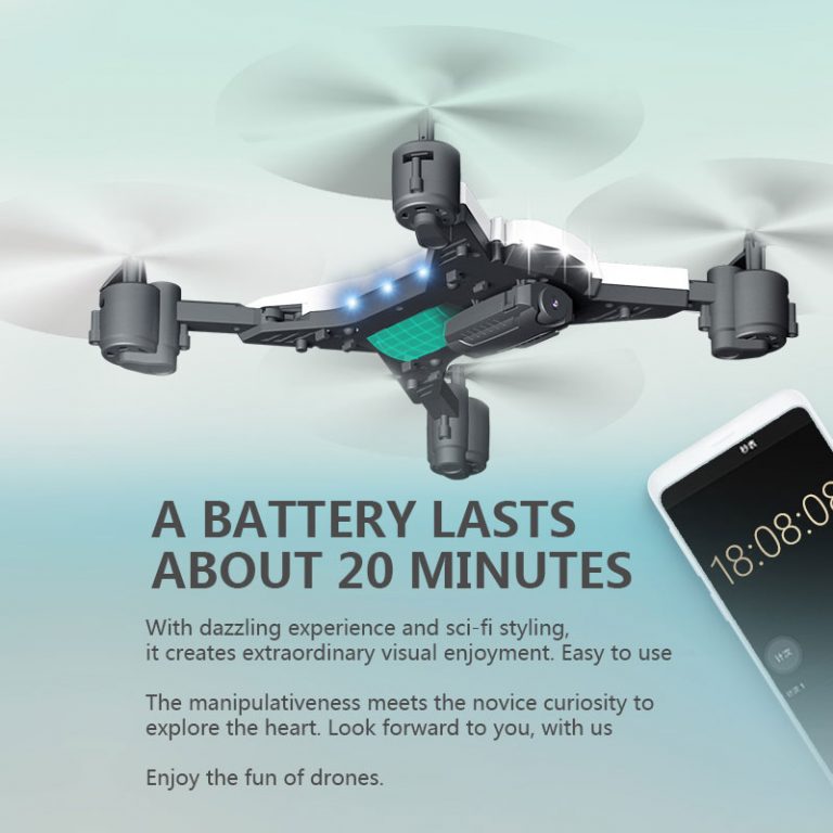 Helicopter Drone with Camera HD 1080P WIFI FPV Selfie Drone