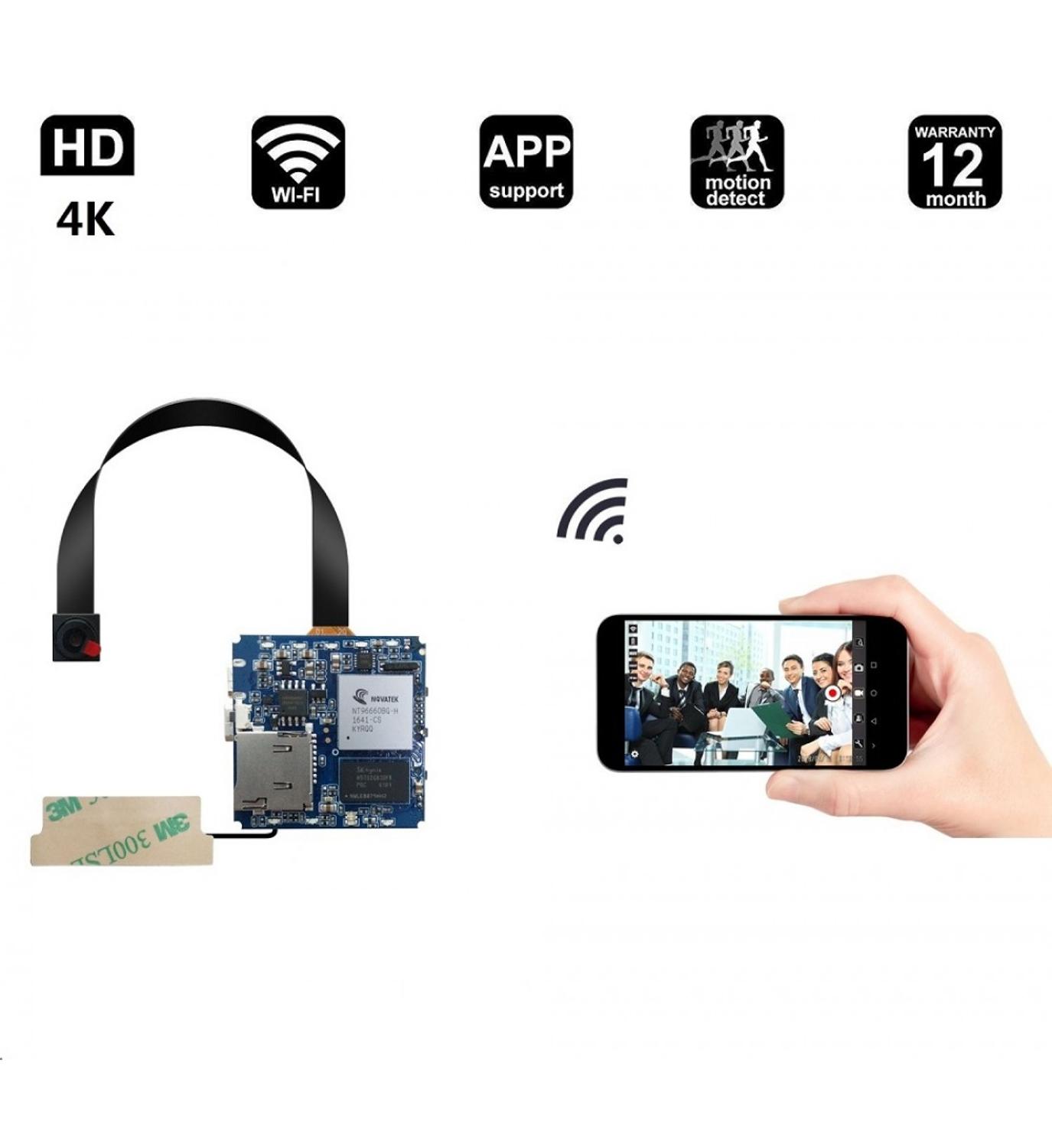 WiFi 4K 1080P Mini Camera Wireless Hidden Micros Outdoor DVR Camcorder for Drone Digital Video Cameras WiFi Motion Detec Factory