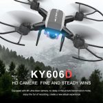 KY606D Drone FPV RC Drone 4k Camera 1080 HD Aerial Video