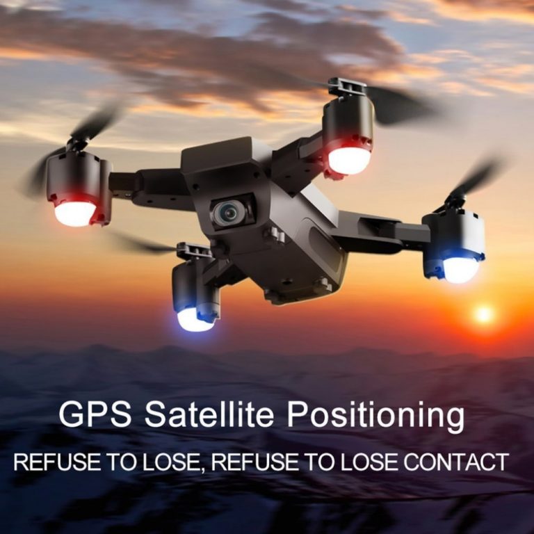 Double 1080P GPS Quadcopter FPV RC Drone