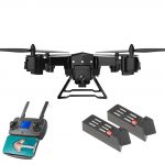 KY601G Foldable Drone LED Light Intelligent WIFI 4K Camera Remote Control Dual GPS FPV RC Quadcopter Aircraft Toys Kid