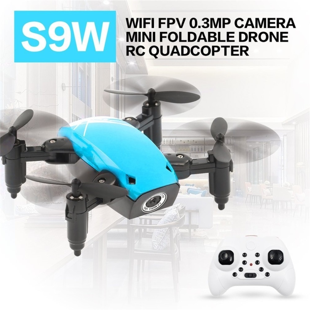 S9 2.4G Mini Foldable Drone 360 Degree Flip One-Key Return Headless Mode H/L Speed Switch RC Quadcopter with Light