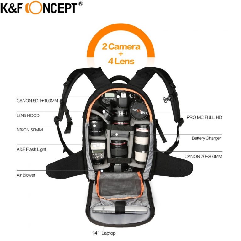 Waterproof Camera Backpack Multi-functional DSLR SLR Camera/Video