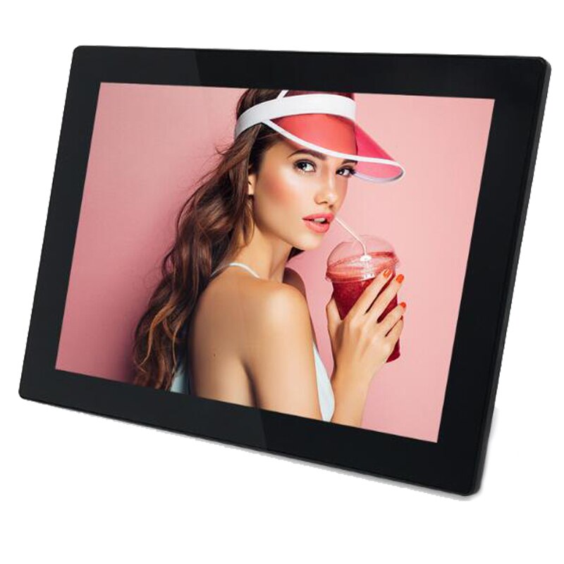 15.6 Inch Backlight HD 1280*800Full Function Digital Photo Frame Electronic Album digitale Picture Music Video