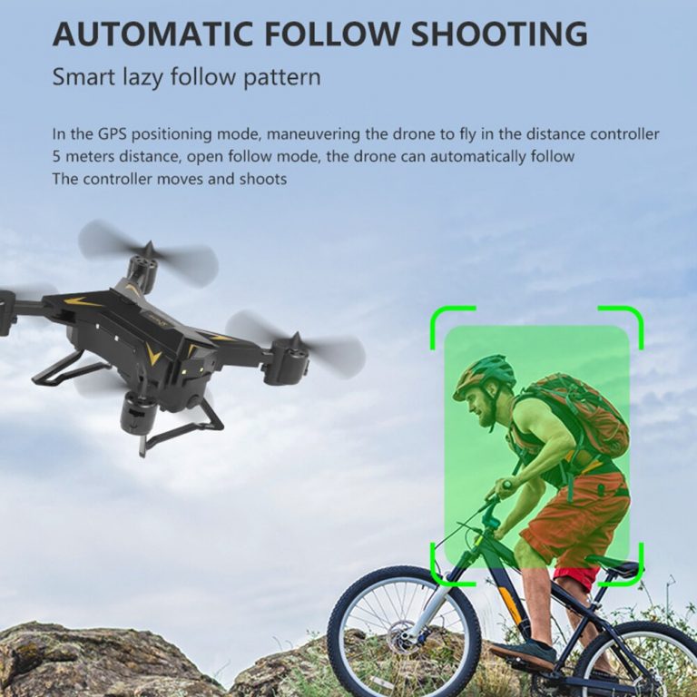 Foldable Drone LED Light Intelligent WIFI 4K