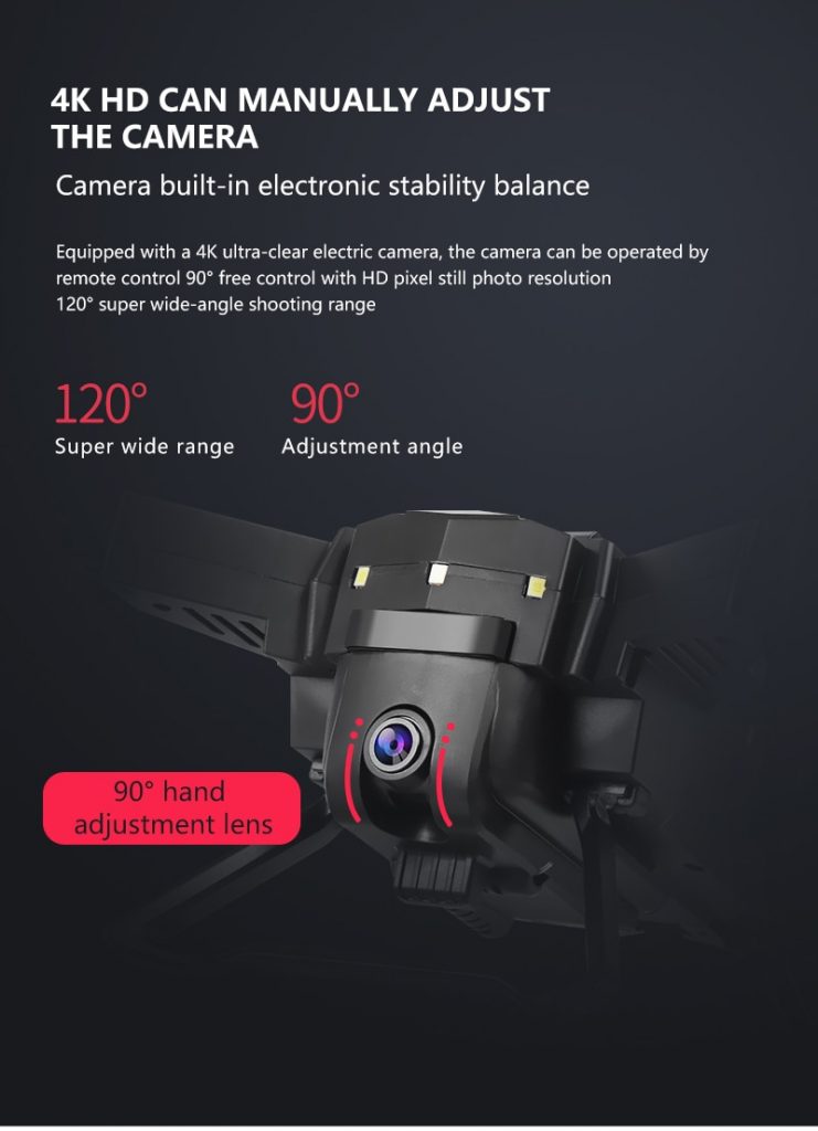 KY601G Drone GPS 4K HD Camera 5G WIFI FPV MV Production Foldable Selfie Drones Professional 1800m Control Distance RC Quadcopter 4 5G WIFI FPV MV Production Foldable Selfie Drone