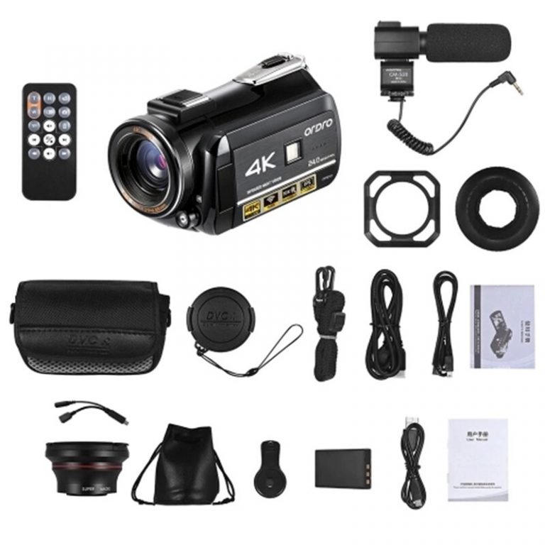 ORDRO 4K Camera β Professional Video & Image Quality for Content Creators & Vloggers ORDRO 4K Camera β A versatile 4K camera with night vision, 30X digital zoom, and external microphone for professional content creation