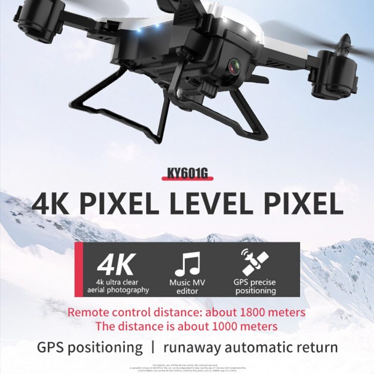 Foldable Drone LED Light Intelligent WIFI 4K