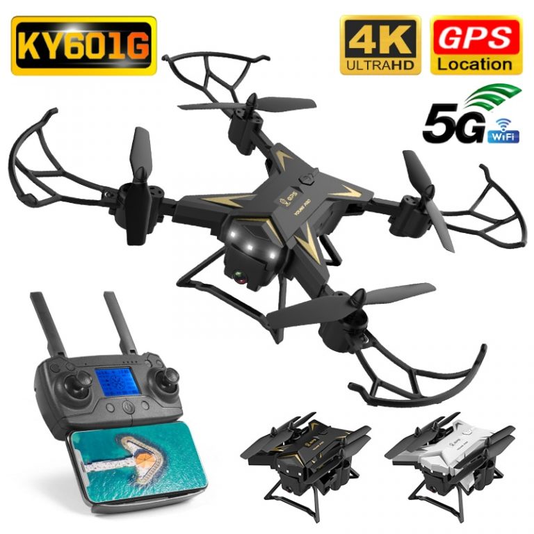 KY601G Drone GPS 4K HD Camera 5G WIFI FPV MV Production Foldable Selfie Drones Professional 1800m Control Distance RC Quadcopter 1 5G WIFI FPV MV Production Foldable Selfie Drone