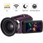 4K Camcorder Video Camera Ultra HD 60 FPS Digital Video Recorder