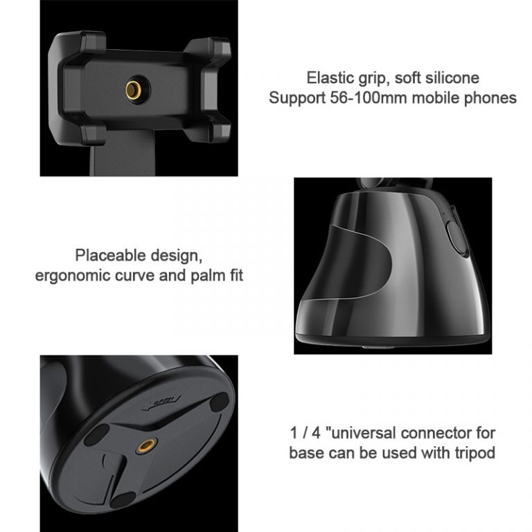 360° Rotation Selfie Shooting Smartphone Selfie Stick Smart Gimbal
