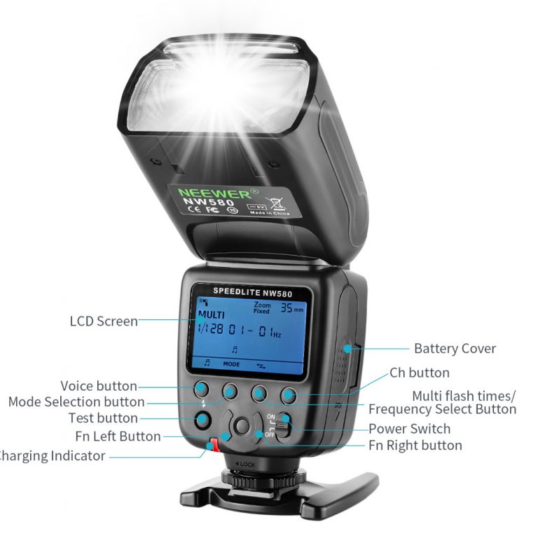 Wireless Flash Speedlite for Canon Nikon Sony Panasonic