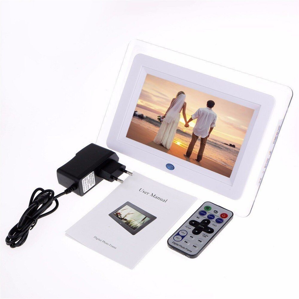 7 inch digital photo frame hd electronic photo album ultra-thin portable lcd screen wedding photo digital frame gift