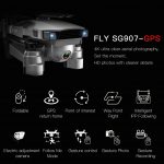 Quadcopter GPS Drone with 4K HD Dual Camera Wide Angle Anti-shake