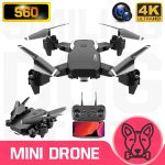 4K HD Wide Angle Camera 1080P WiFi FPV Drone Dual Camera