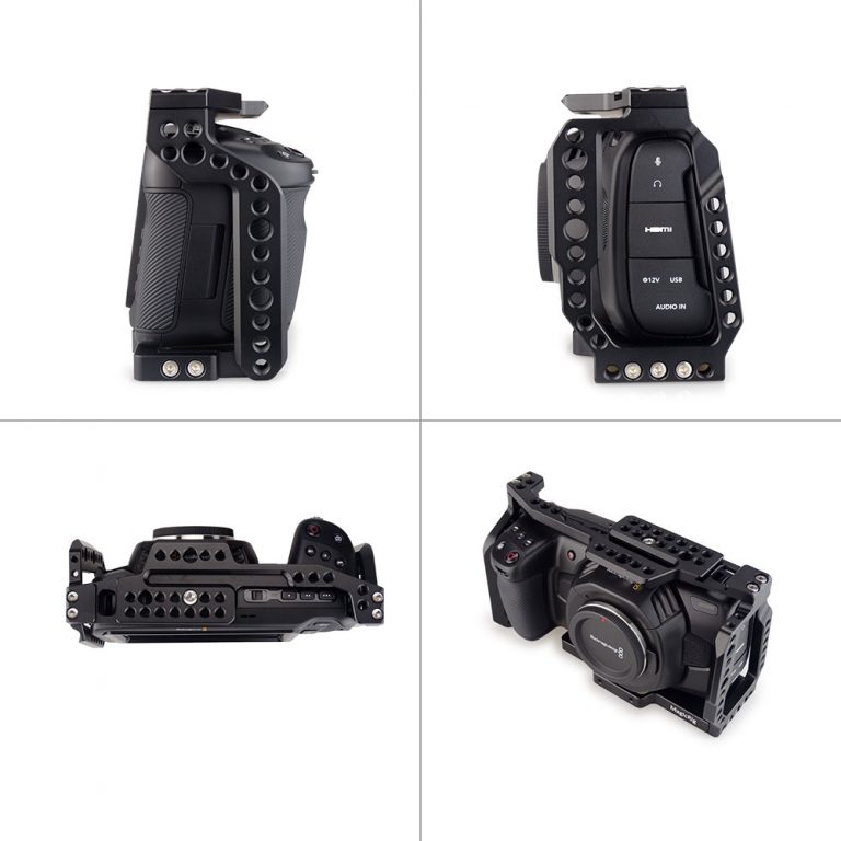 MAGICRIG BMPCC 4K Camera Cage with NATO Handle + T5 SSD Card Mount Clamp for Blackmagic Pocket Cinema Camera BMPCC 4K /BMPCC 6K 2 MAGICRIG BMPCC 4K Camera Cage with NATO Handle + T5 SSD