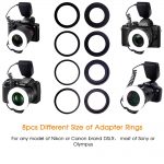 Macro LED Ring Flash Light External Flash for Nikon Canon