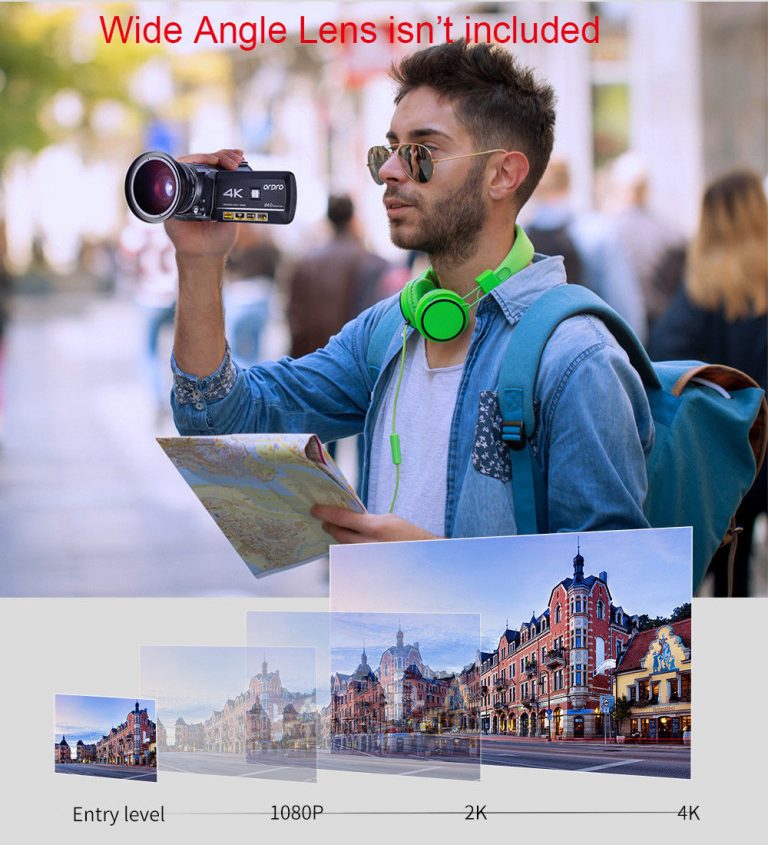 ORDRO Updated AC3 4K Hot Shoe WIFI Digital Camera HDMI 24MP Infrared Night Vision Video Recording Camcorder 3" Touch Screen 4 AC3 4K Hot Shoe WIFI Digital Camera β High-Resolution Imaging & Versatile Video Recording