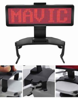 Drone Accessory Portable DIY Advertising Drop Resistance Graphic LED Display Screen With Holder Mount Outdoor For DJI Mavic Mini
