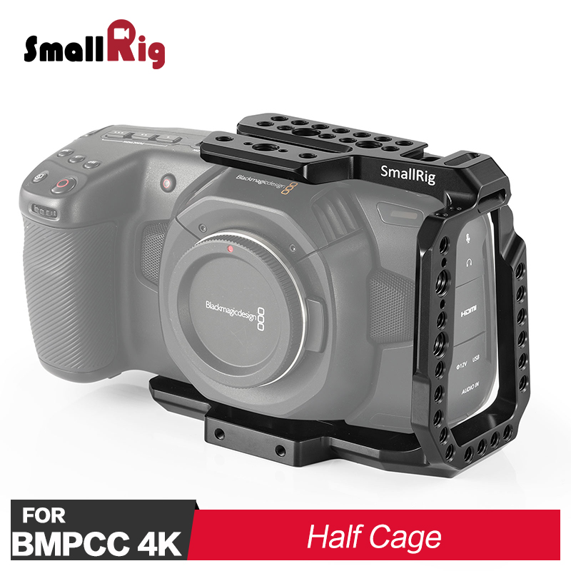 SmallRig BMPCC 4K & 6K Half Cage for Blackmagic Design Pocket Cinema Camera 4K & 6K Camera 2254B