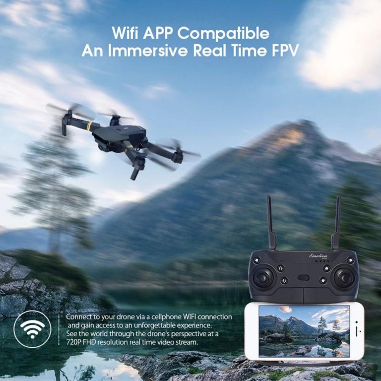 WiFi FPV Drones With 4K/1080P Camera Folding Quadcopter Fixed Height Hover One Key Return RC Drone 2 Drones With 4K/1080P Camera Folding Quadcopter Fixed Height