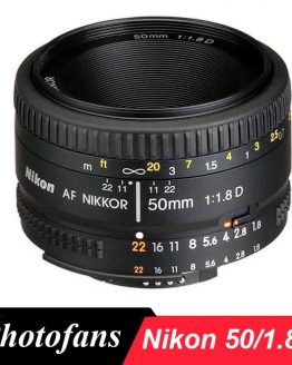 Nikon 50mm Lens AF 50 / 1.8D Lenses for Nikon D90 D7100 D7200 D7500 D500 D610 D750 D810 D850 Dslr Camera Lens