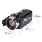 48 Megapixel 4K HD Digital Camera WIFI Wedding DV Live Video Recorder