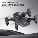 Mini Folding Drone Aerial Folding Quadcopter Phone Controlling Remote Control Aircraft Drones Aircraft Drones With Camera Hd