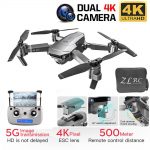 Quadcopter GPS Drone with 4K HD Dual Camera Wide Angle Anti-shake