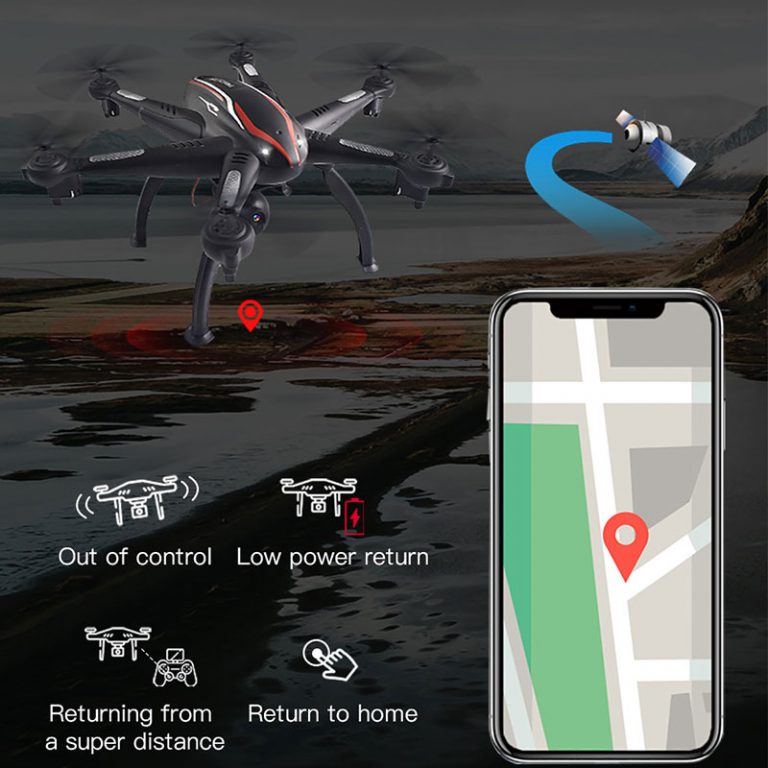 GPS 5G WiFi FPV 1080P Camera Smart Follow RC Quadcopter