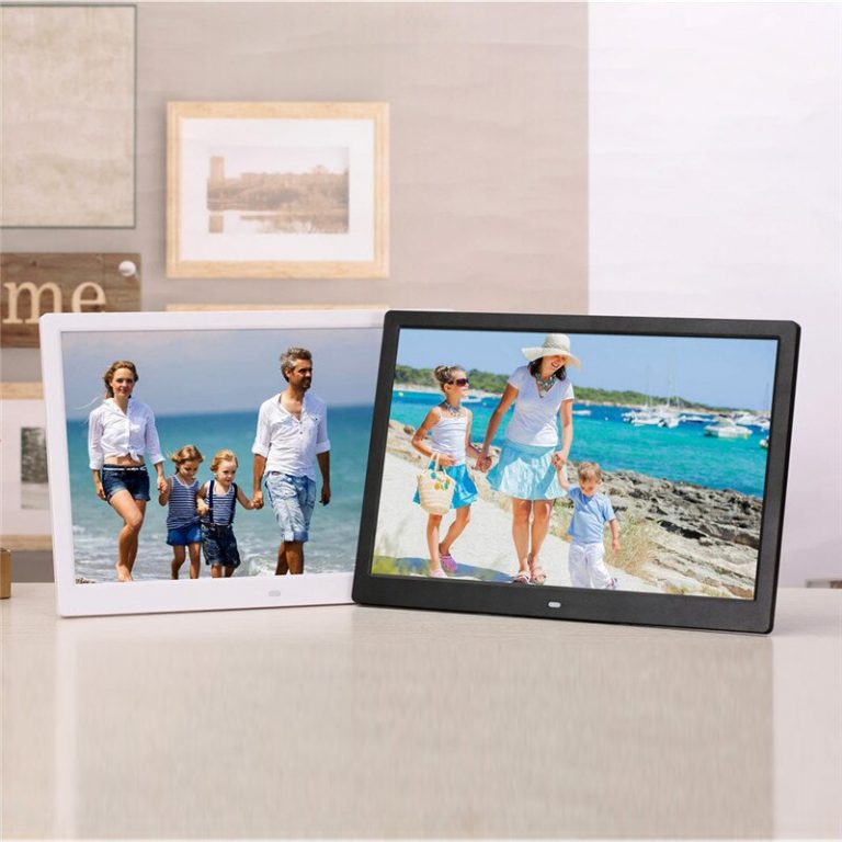 Tycipy 15" Digital Photo Frame HD LCD Electronic 1280*800 LED Screen Photo Frame with Remote Control for Music Mp3 Video Mp4 2 Digital Photo Body HD LCD Electronic 1280*800 LED Screen Photo Body