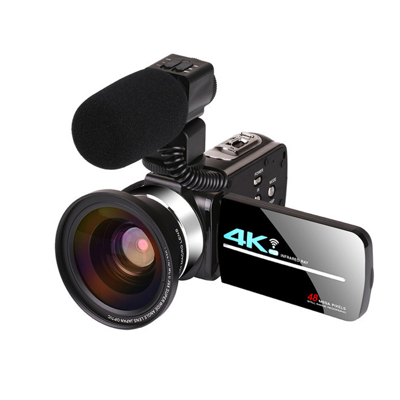 48 Megapixel 4K HD Digital Camera WIFI Wedding DV Live Video Recorder