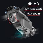 Drone GPS 4K HD 50X Zoom Wide Angle Dual Camera 5G WIFI