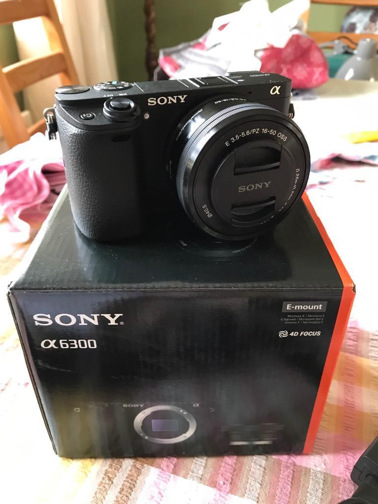 Sony A6300 Mirrorless Digital Camera ILCE-A6300L with 16-50mm Lens -24.2MP -4K Video -wifi Brand New