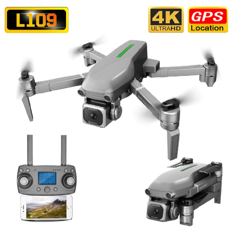 L109 Drone GPS 4K HD Camera 5G WIFI FPV Brushless Motor Foldable Selfie Drones Professional 1000m Long Distance RC Quadcopter