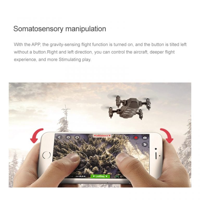 HD Camera Hight Hold Mode WiFi FPV Foldable
