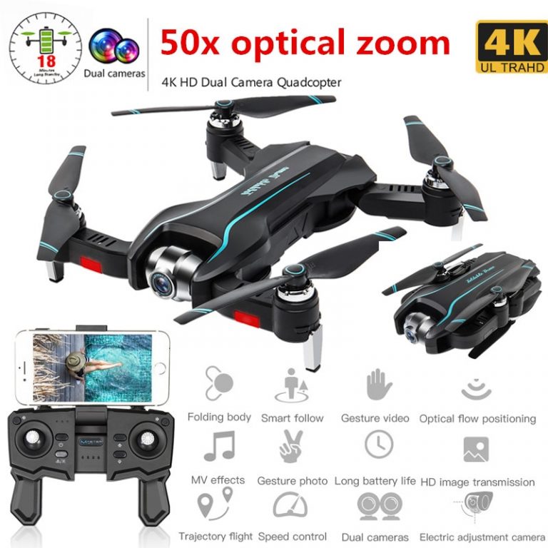 Drone 4k HD Camera 50x zoom Drone WiFi FPV No Signal Return
