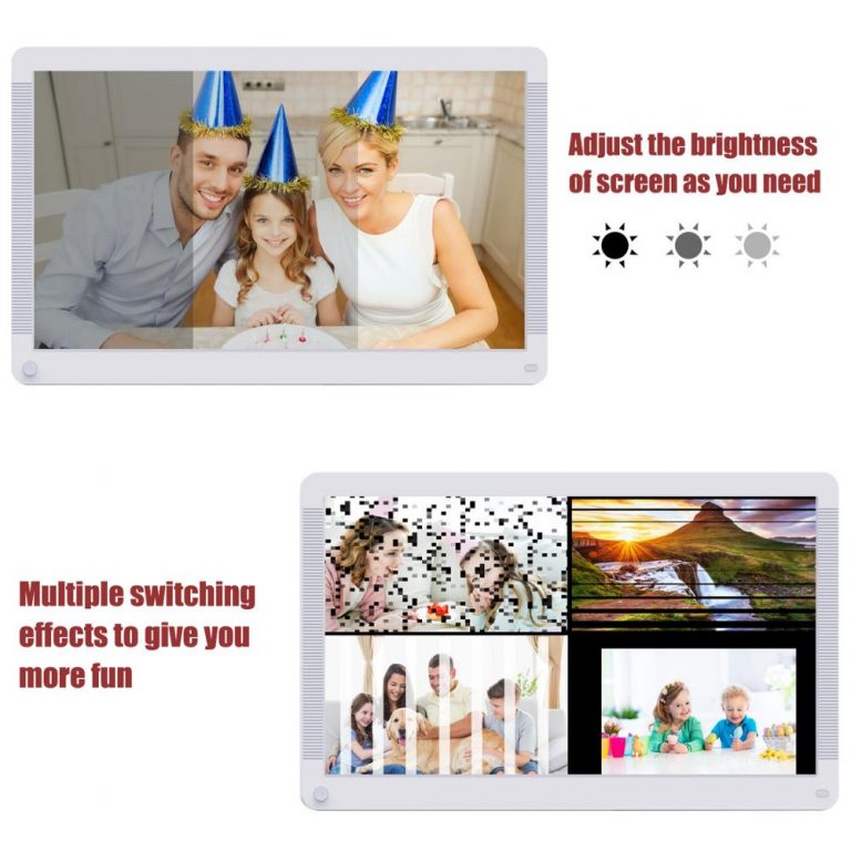 17 inch HD 1920*1080 Digital Photo Frame Full Function Clock