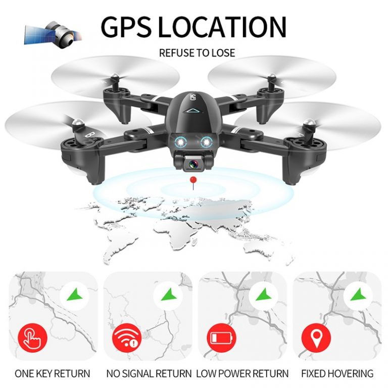 S167 Foldable Drone GPS with Camera 4K 5G WIFI FPV Drone Way-point Flying Remote Control Toy RC Quadcopter Helicopter Toys 2 Foldable Drone GPS with Camera 4K 5G WIFI