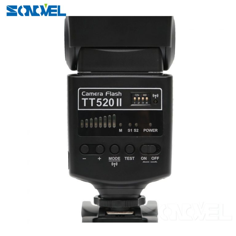 Flash TT520II with Build-in 433MHz Wireless Signal for Canon Nikon Pentax Olympus