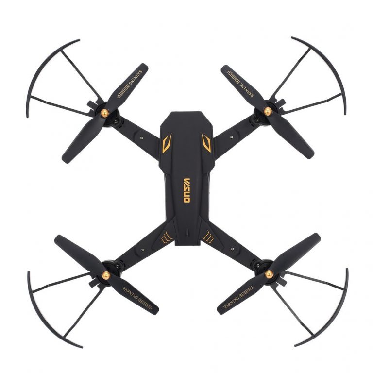 RC Drone XS809S VISUO WiFi FPV Wide Angle 720P Camera Altitude Hold Foldable Headless Mode One Key Return Quadcopter CW CCW 2 Wide Angle 720P Camera Altitude Hold Foldable Headless Mode