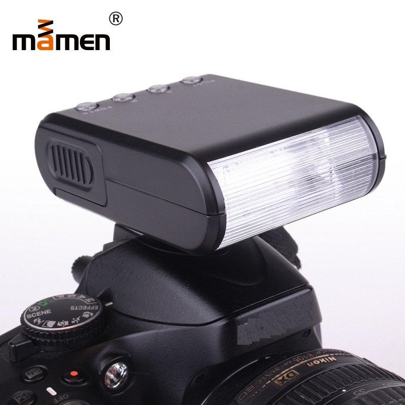 MAMEN Camera Flash Light Mini Speedlite Studio Speedlight For Canon Nikon Sony DSLR Flash Portable Universal